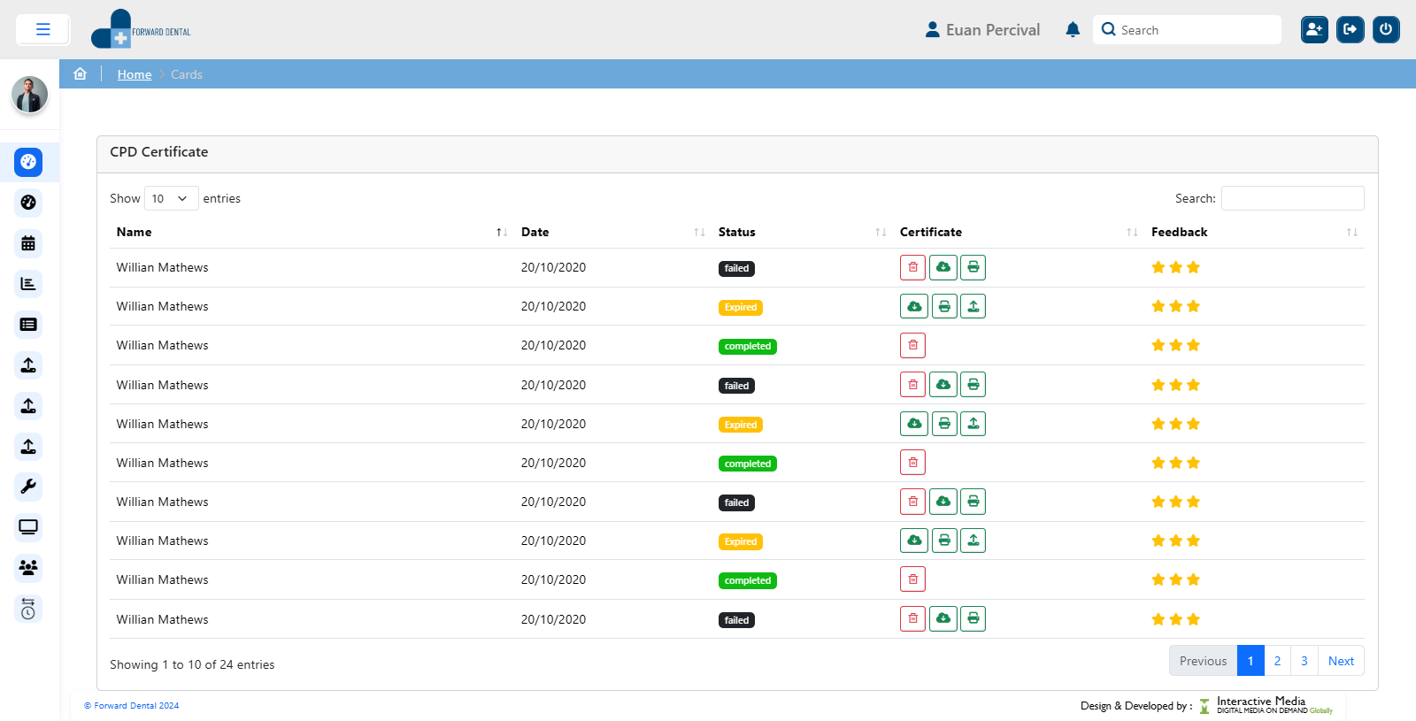 Forward Dental Compliance Management System